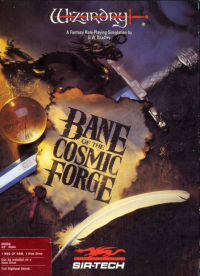 Wizardry: Bane of the Cosmic Forge Amiga US box art